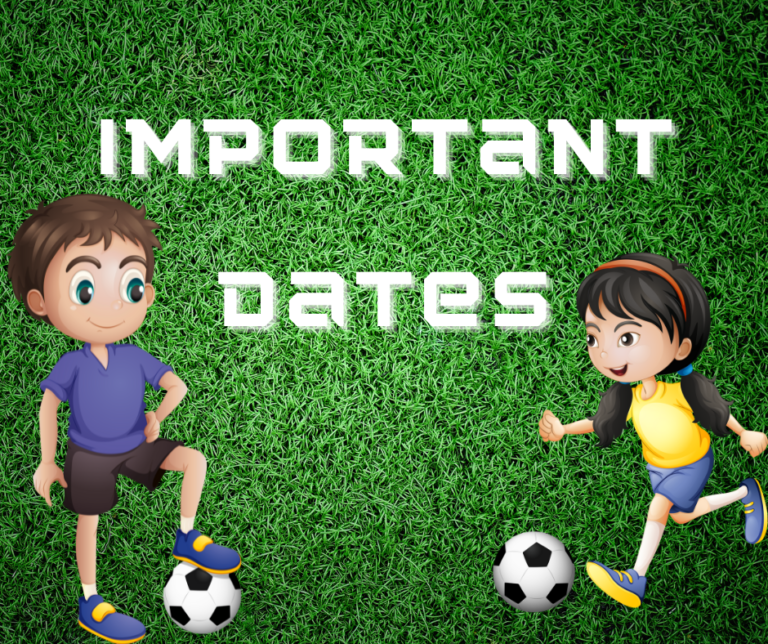 Important Dates Valley East Soccer Club